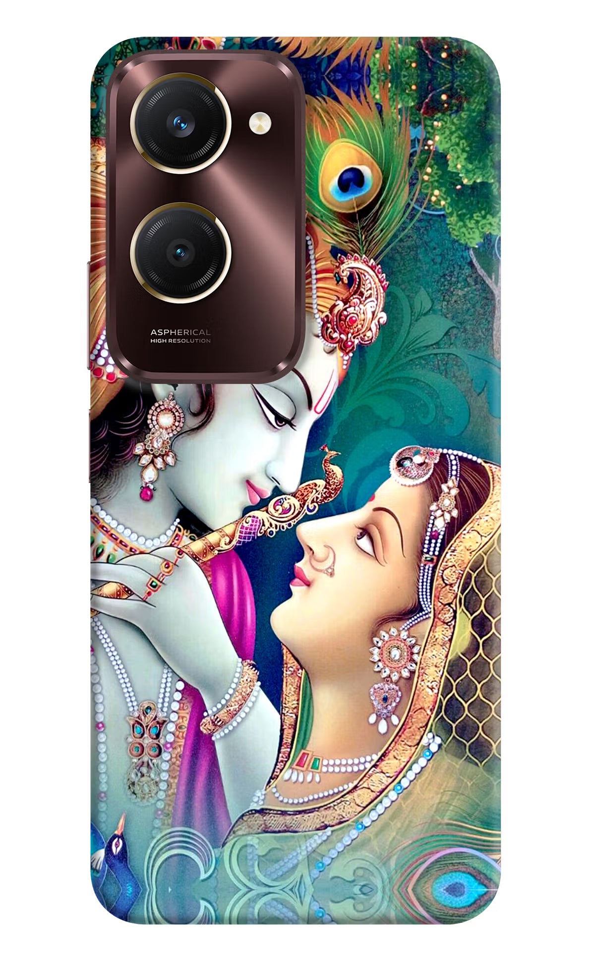 Lord Radha Krishna Vivo Y28s 5G Hard Case Back Cover by Casekaro