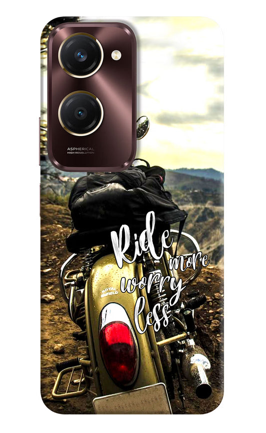 Ride More Worry Less Vivo Y28s 5G Hard Case Back Cover by Casekaro