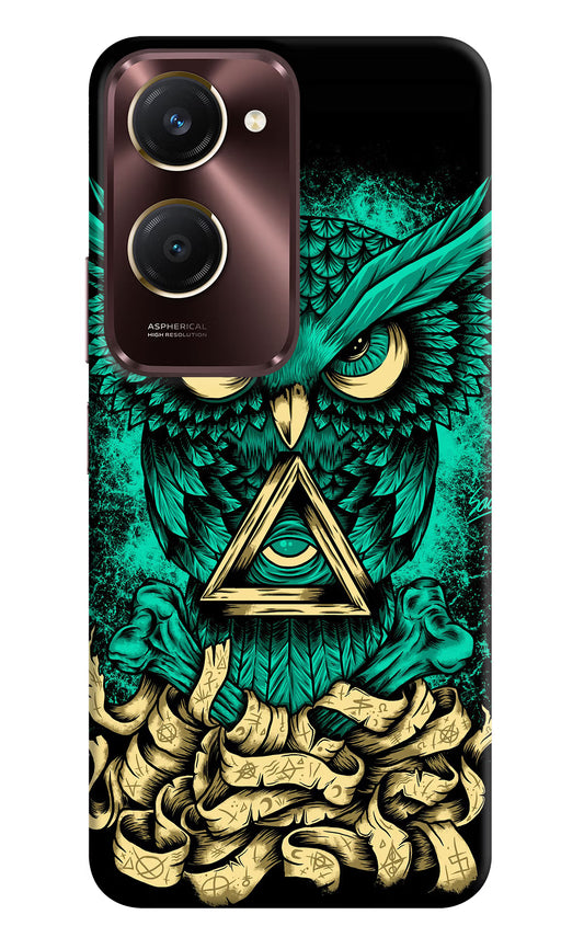 Green Owl Vivo Y28s 5G Hard Case Back Cover by Casekaro