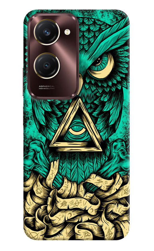 Green Owl Vivo Y28s 5G Hard Case Back Cover by Casekaro