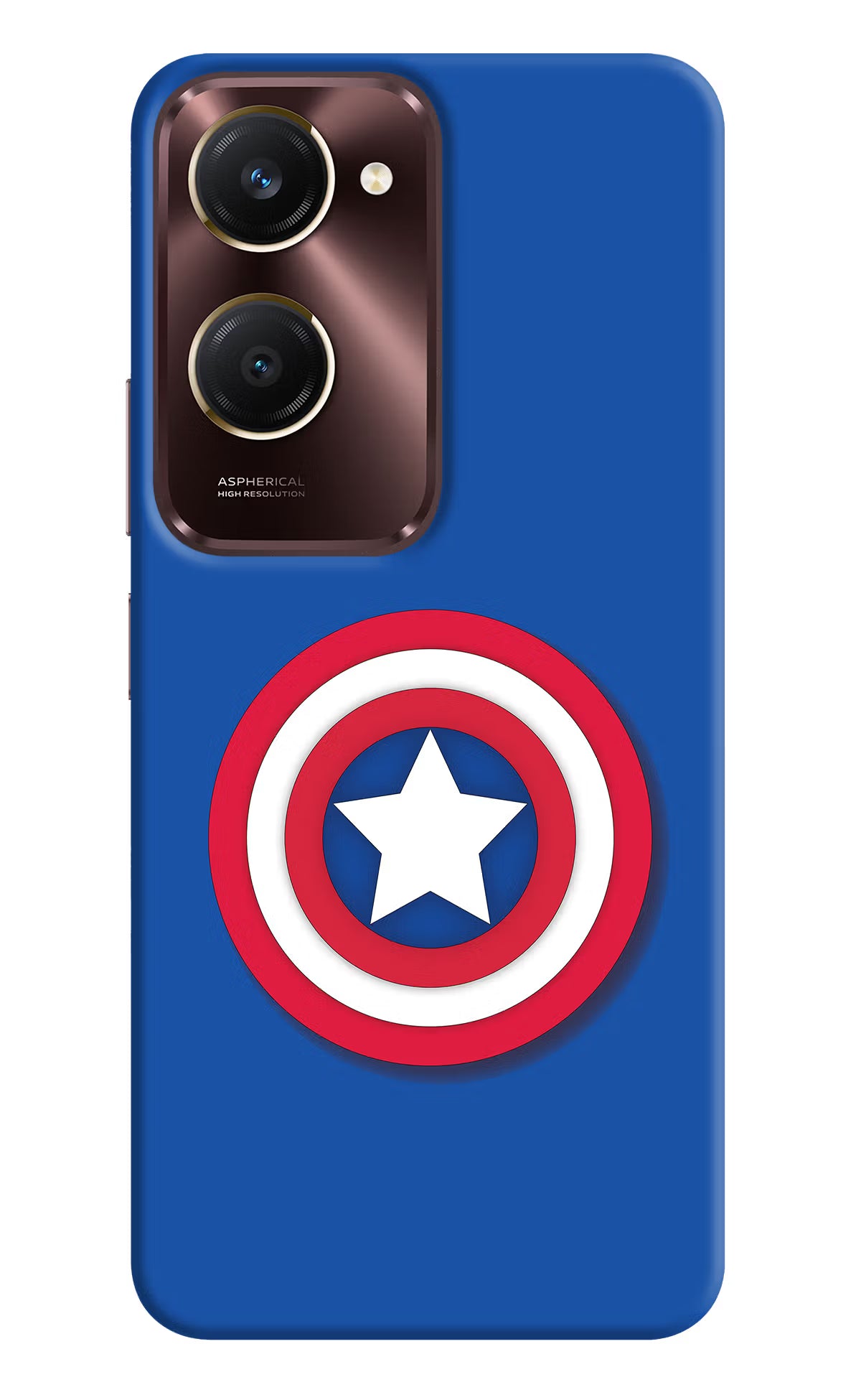Shield Vivo Y28s 5G Hard Case Back Cover by Casekaro
