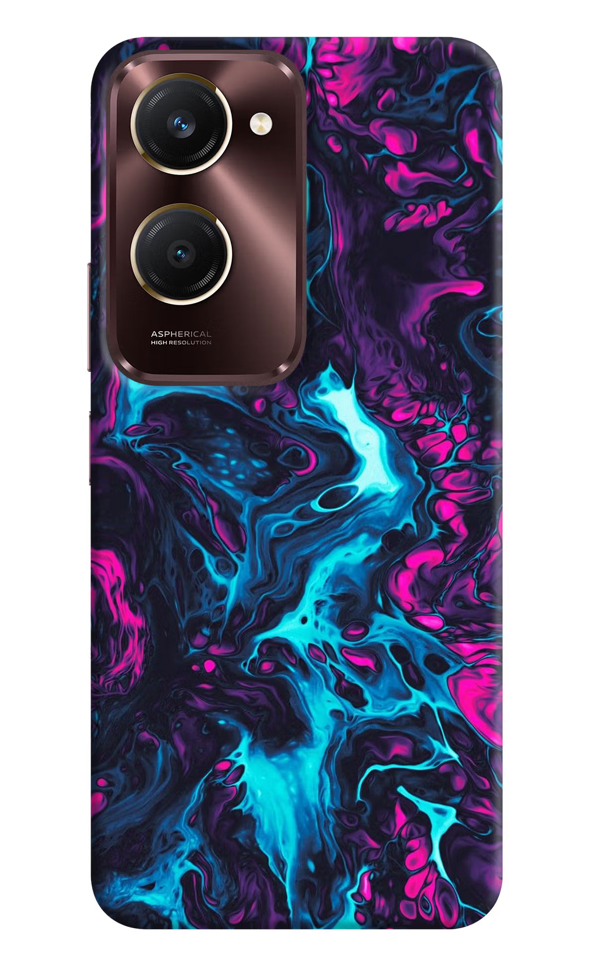 Abstract Vivo Y28s 5G Hard Case Back Cover by Casekaro