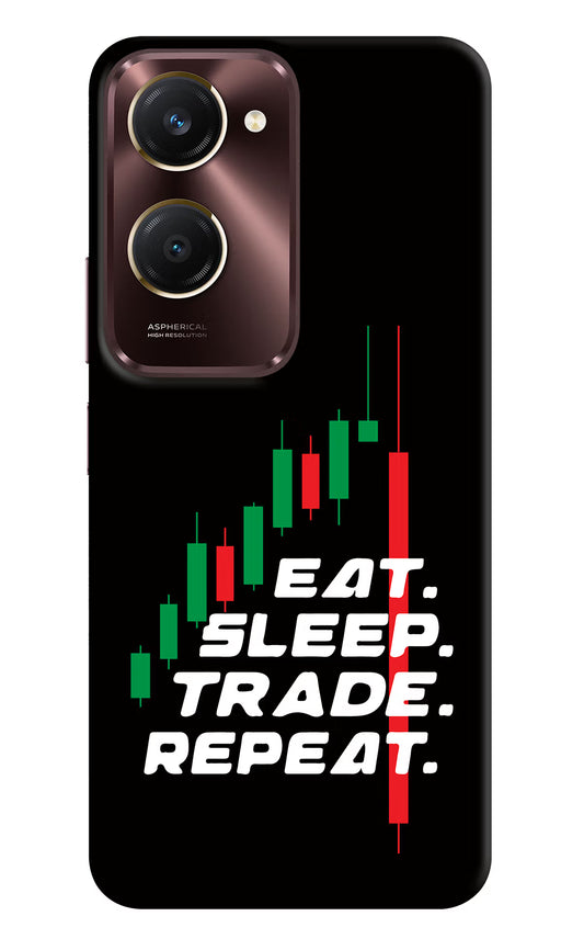 Eat Sleep Trade Repeat Vivo Y28s 5G Hard Case Back Cover by Casekaro