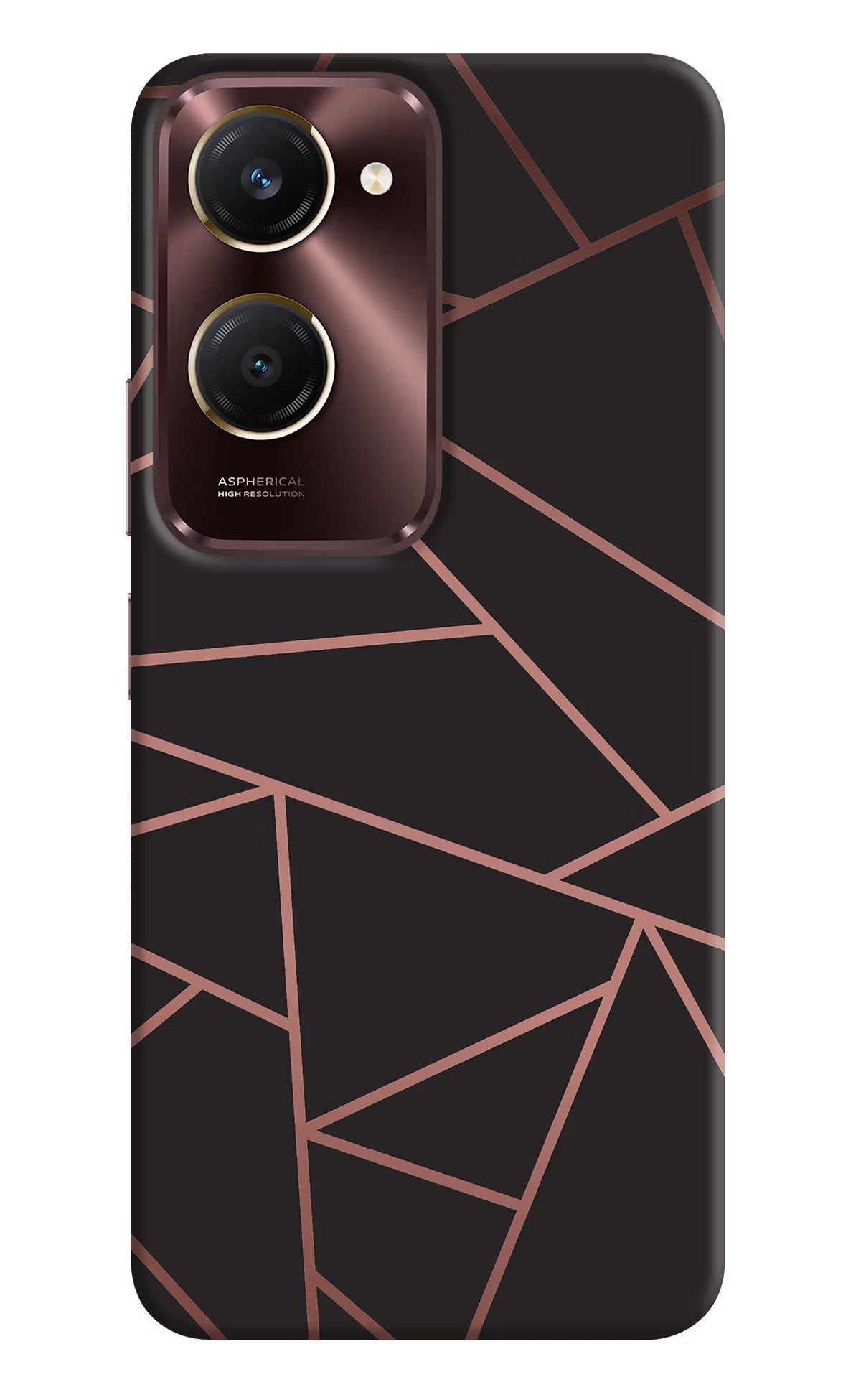 Geometric Pattern Vivo Y28s 5G Hard Case Back Cover by Casekaro