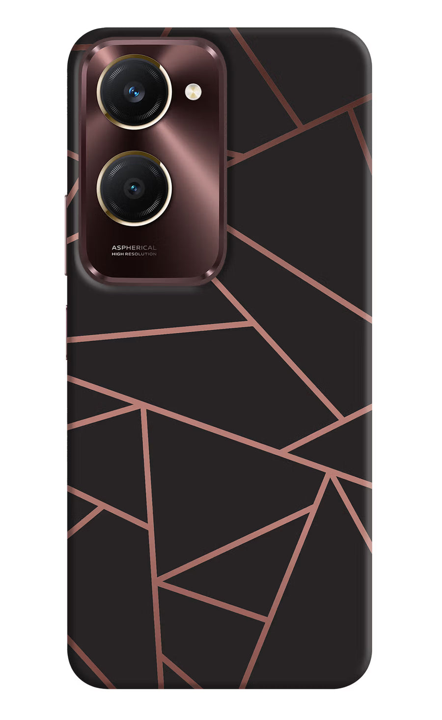 Geometric Pattern Vivo Y28s 5G Back Cover, Hard case