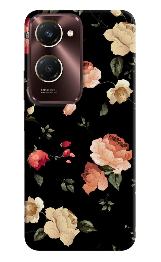 Flowers Vivo Y28s 5G Hard Case Back Cover by Casekaro
