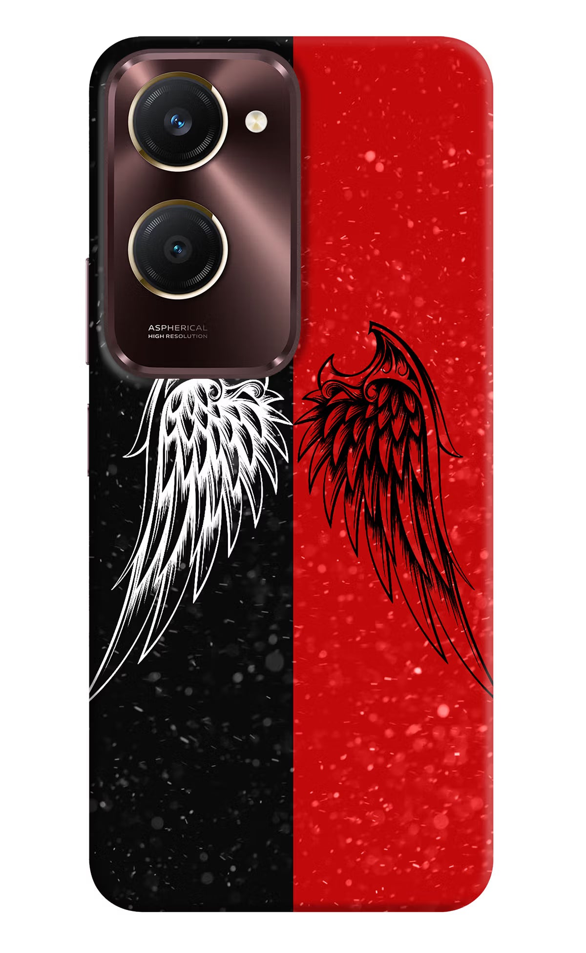 Wings Vivo Y28s 5G Hard Case Back Cover by Casekaro