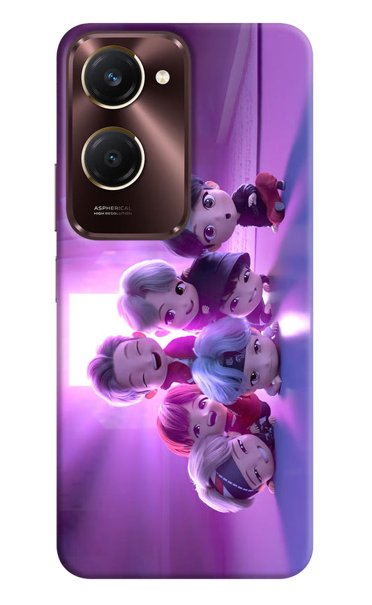 BTS Chibi Vivo Y28s 5G Hard Case Back Cover by Casekaro