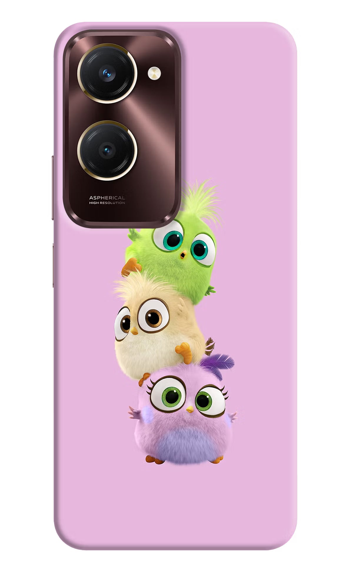 Cute Little Birds Vivo Y28s 5G Hard Case Back Cover by Casekaro