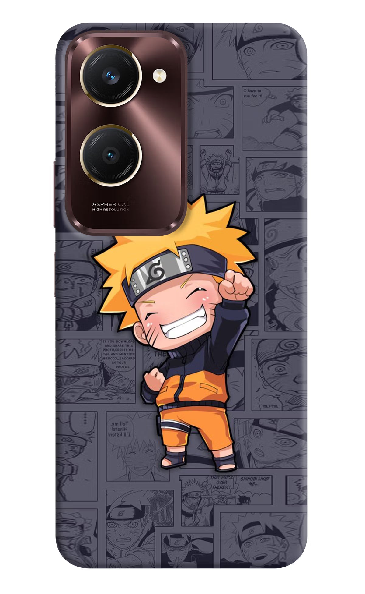 Chota Naruto Vivo Y28s 5G Hard Case Back Cover by Casekaro