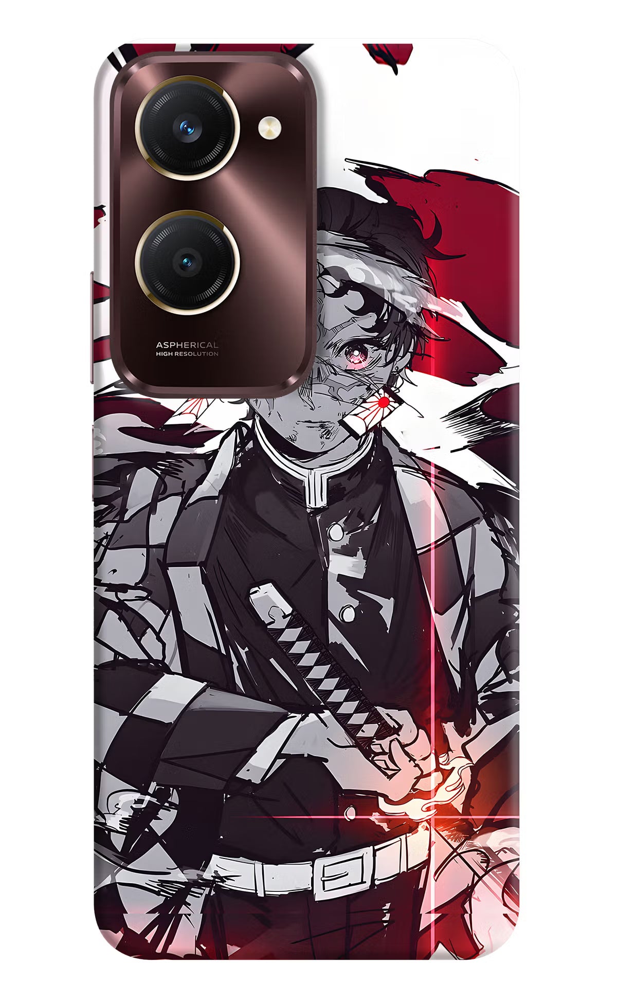 Demon Slayer Vivo Y28s 5G Hard Case Back Cover by Casekaro