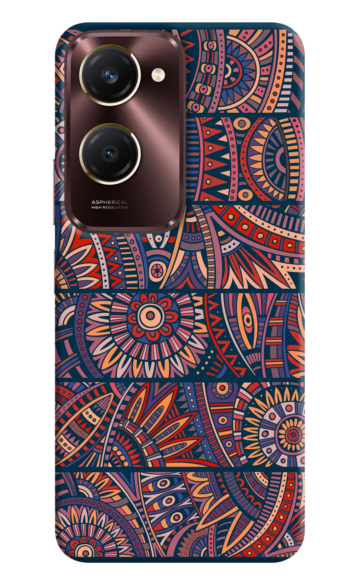 African Culture Design Vivo Y28s 5G Hard Case Back Cover by Casekaro