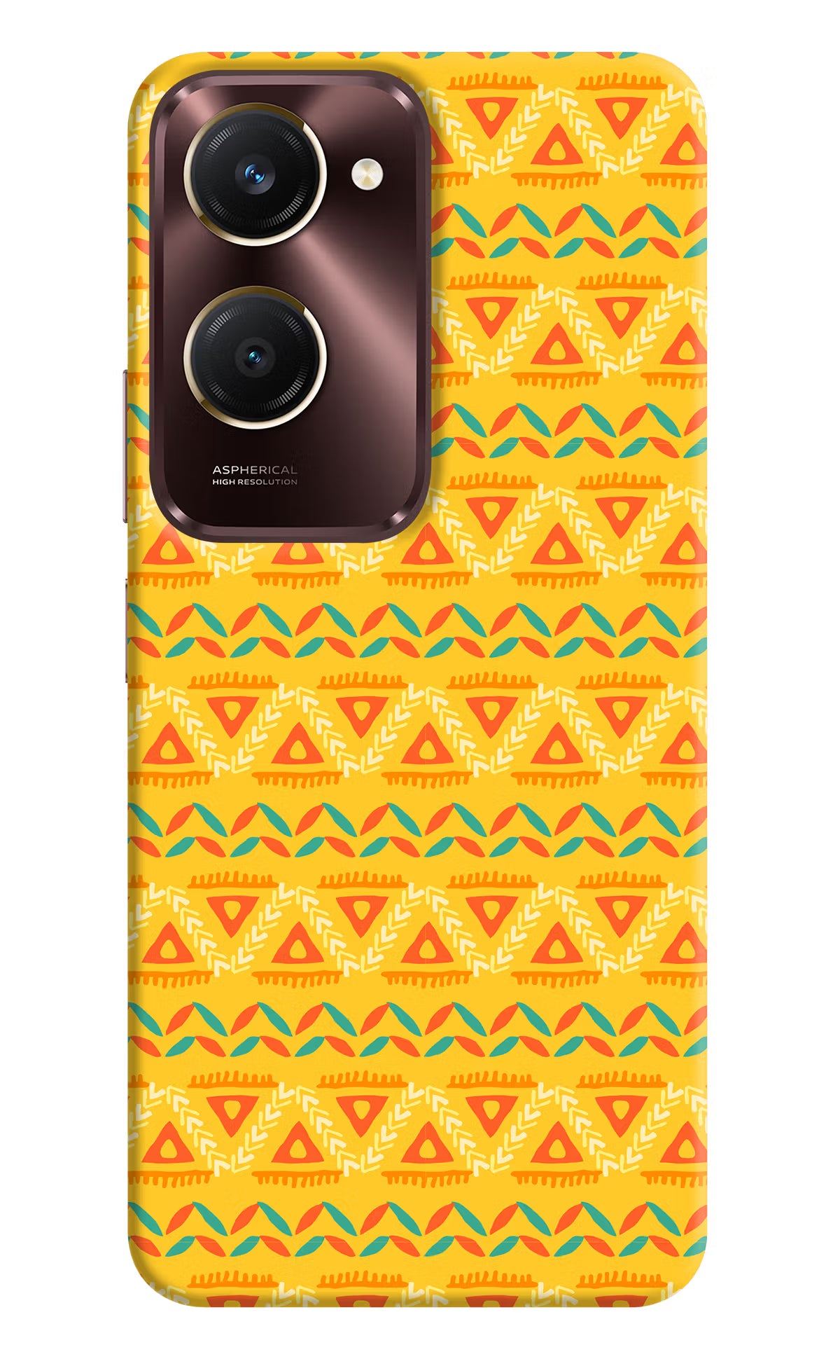 Tribal Pattern Vivo Y28s 5G Hard Case Back Cover by Casekaro