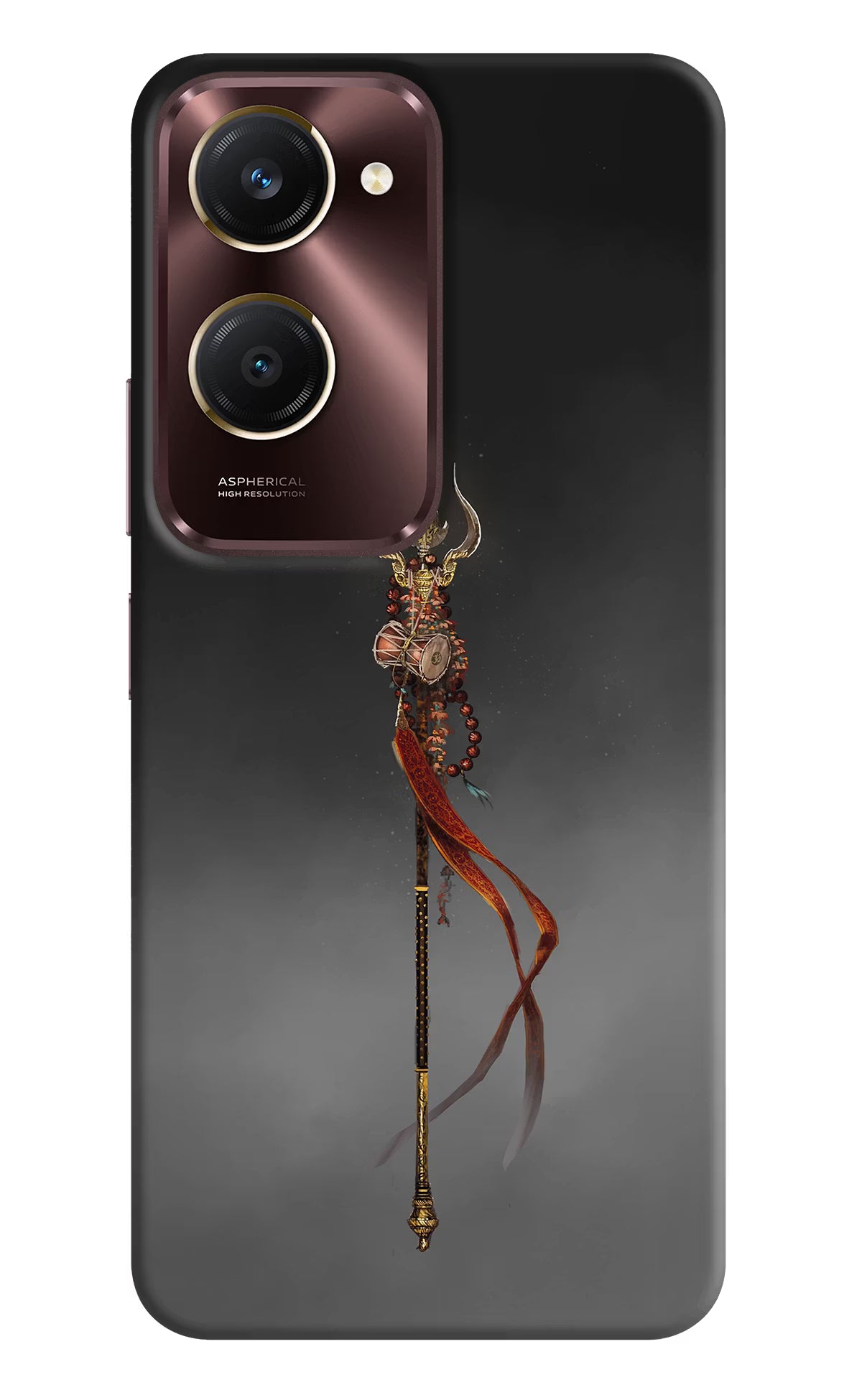 Shiv Trishul Vivo Y28s 5G Hard Case Back Cover by Casekaro