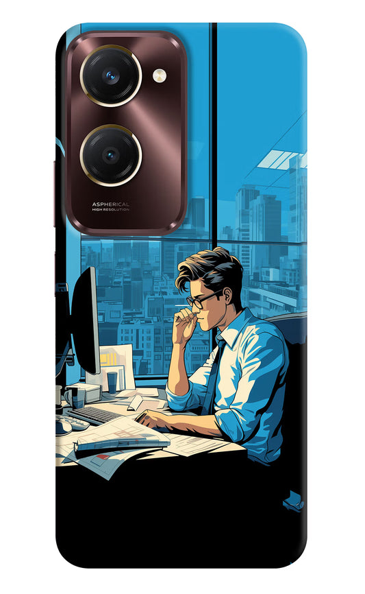 Focused Hustler (AI Generated) Vivo Y28s 5G Hard Case Back Cover by Casekaro