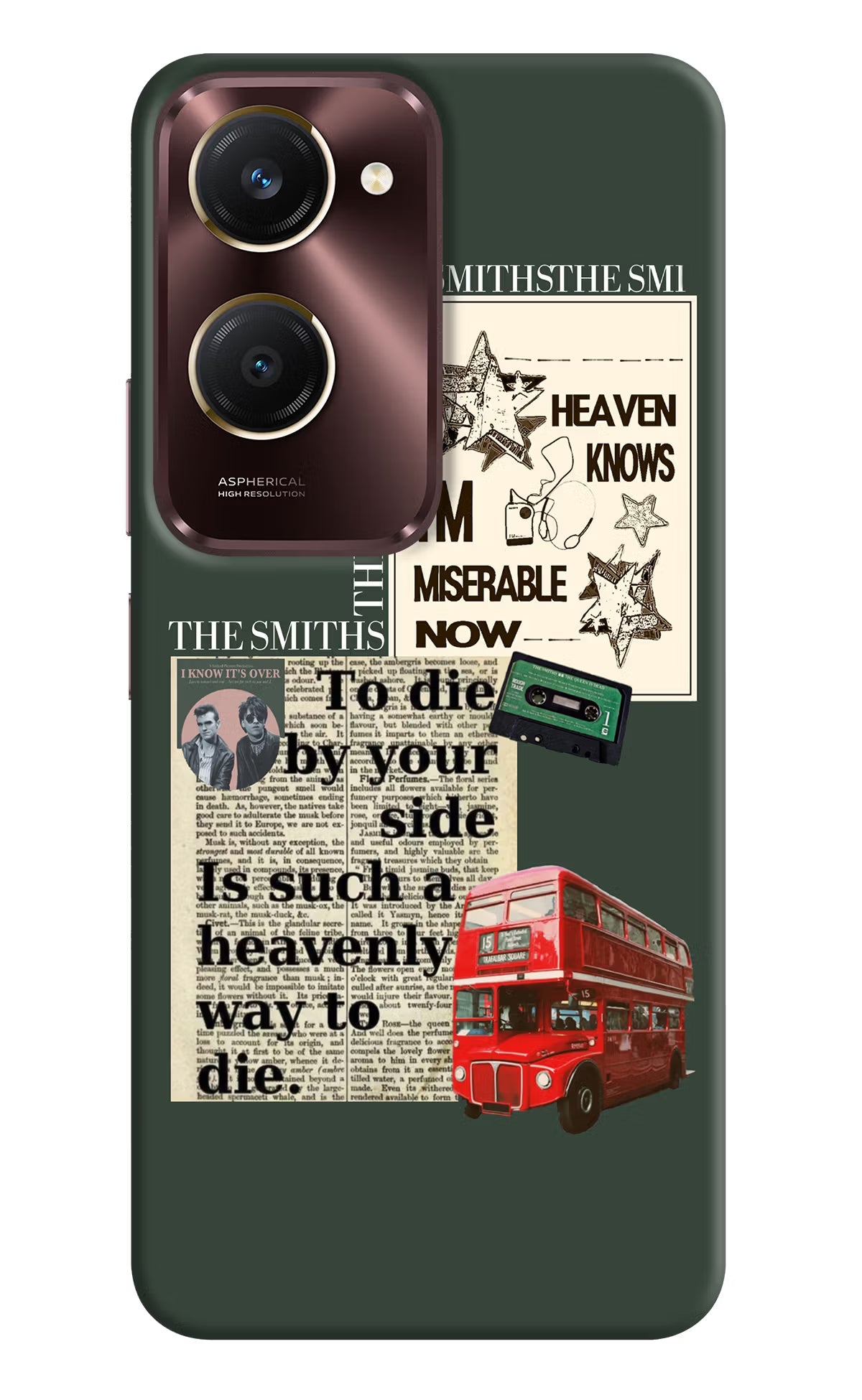 The Smiths Vivo Y28s 5G Hard Case Back Cover by Casekaro