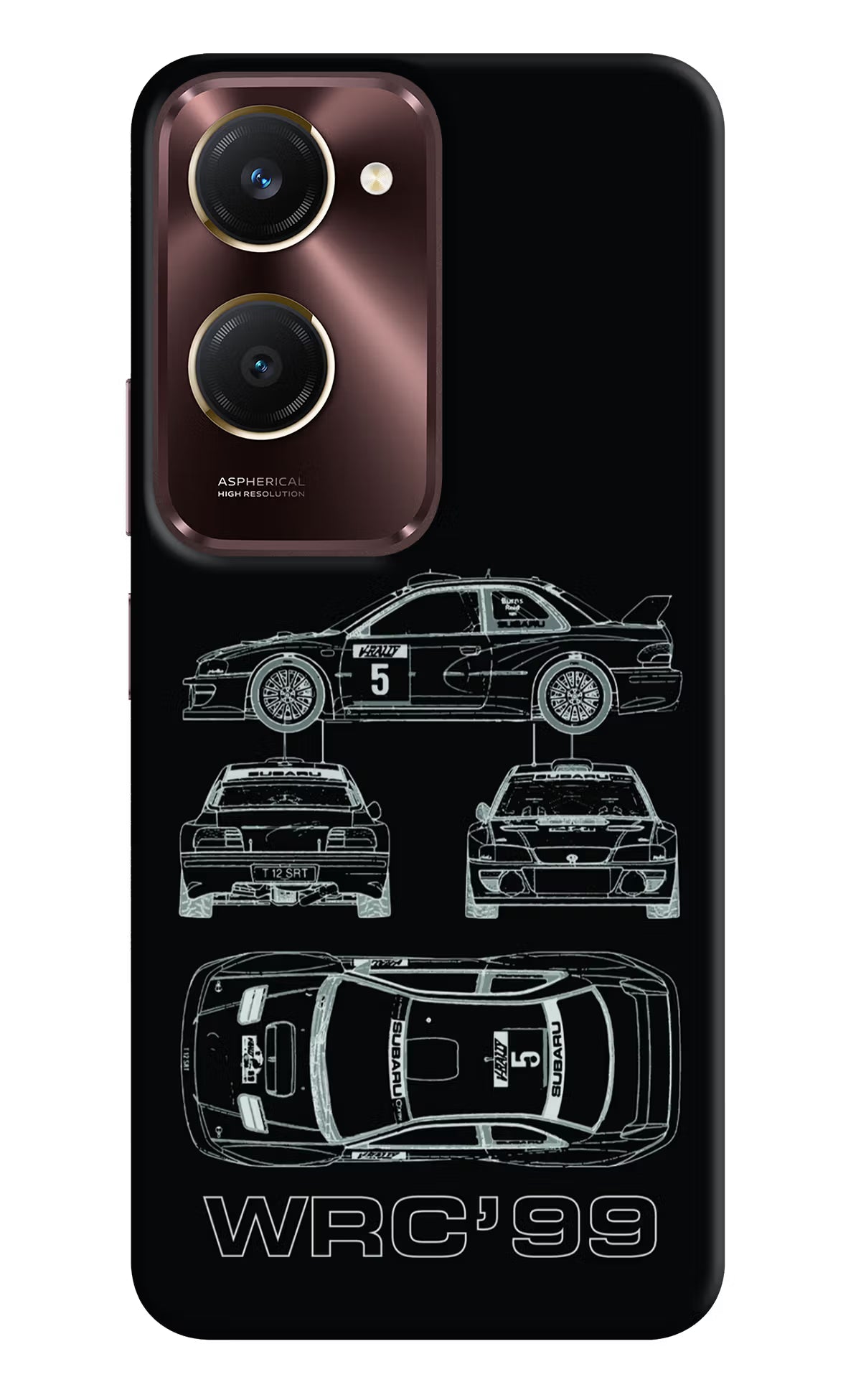 WRC'99 Vivo Y28s 5G Hard Case Back Cover by Casekaro
