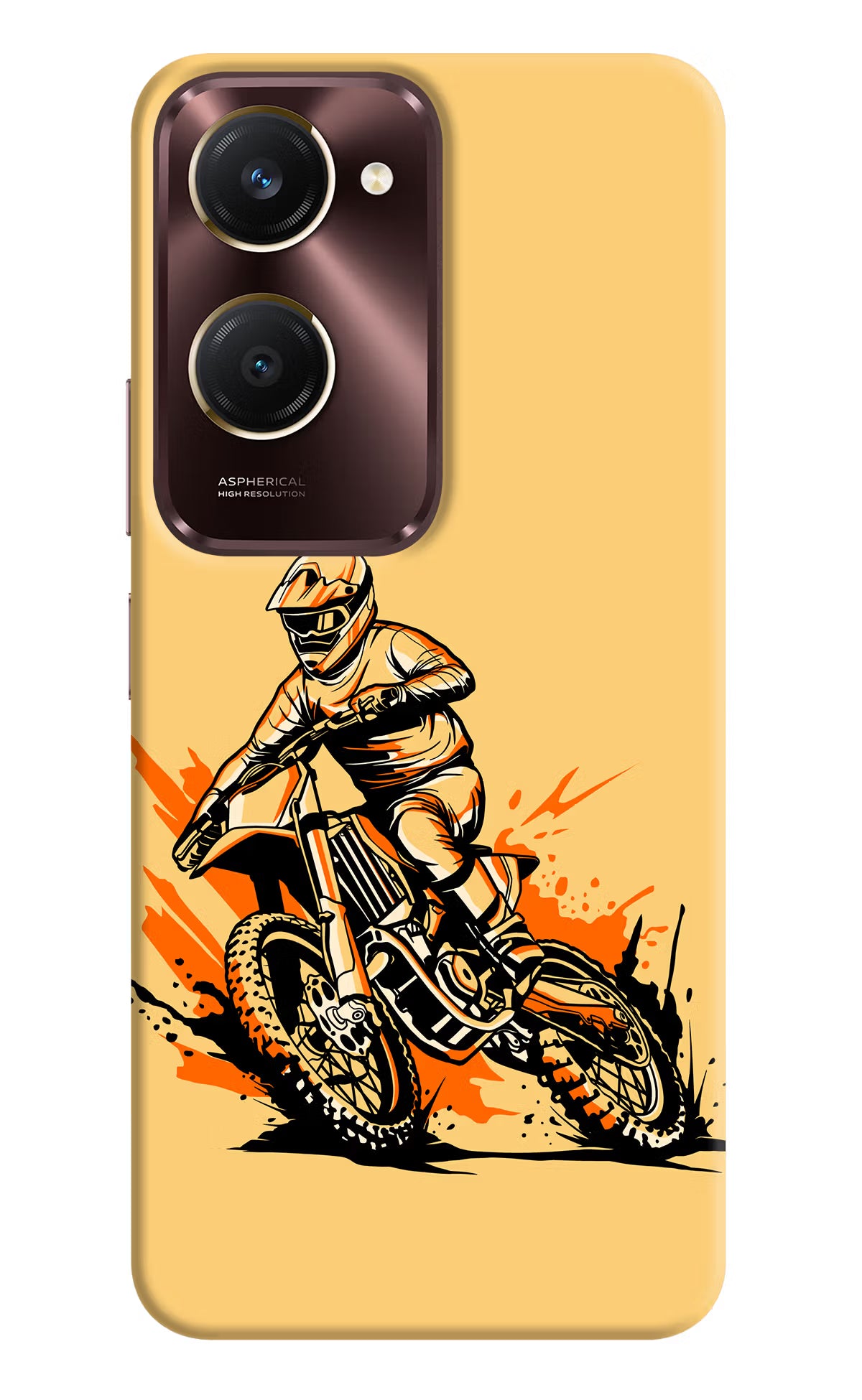 Off-Road Fury Vivo Y28s 5G Hard Case Back Cover by Casekaro
