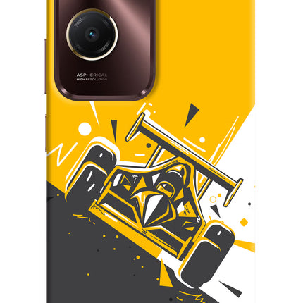 Track King Vivo Y28s 5G Hard Case Back Cover by Casekaro
