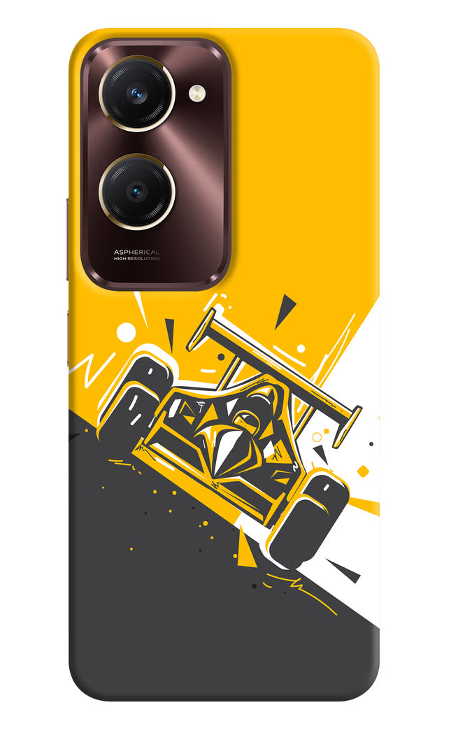 Track King Vivo Y28s 5G Hard Case Back Cover by Casekaro