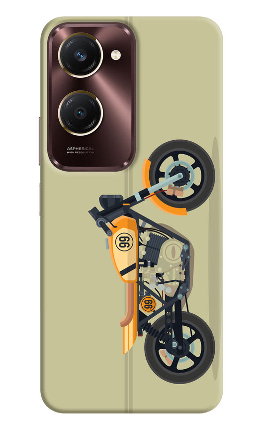 Vertical Speedster Vivo Y28s 5G Hard Case Back Cover by Casekaro