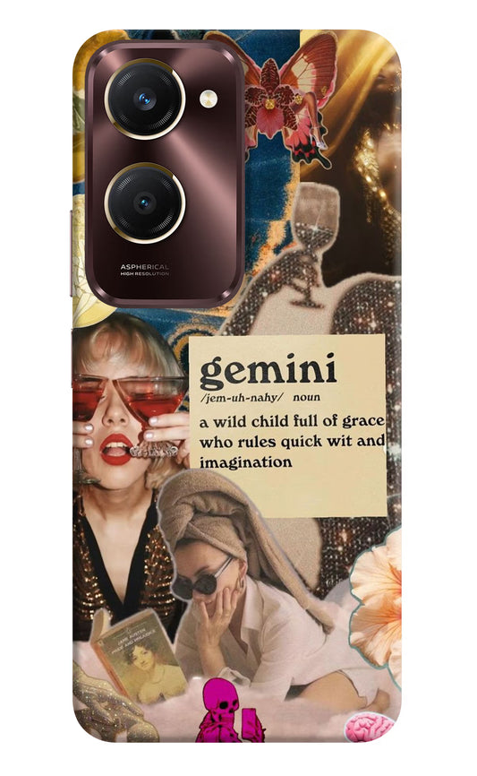 Gemini Zodiac Vivo Y28s 5G Hard Case Back Cover by Casekaro