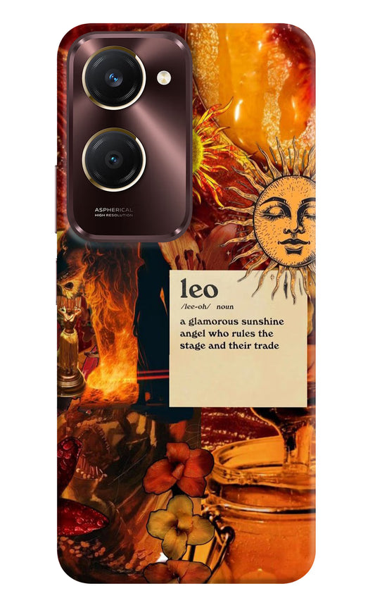 Leo Zodiac Vivo Y28s 5G Hard Case Back Cover by Casekaro