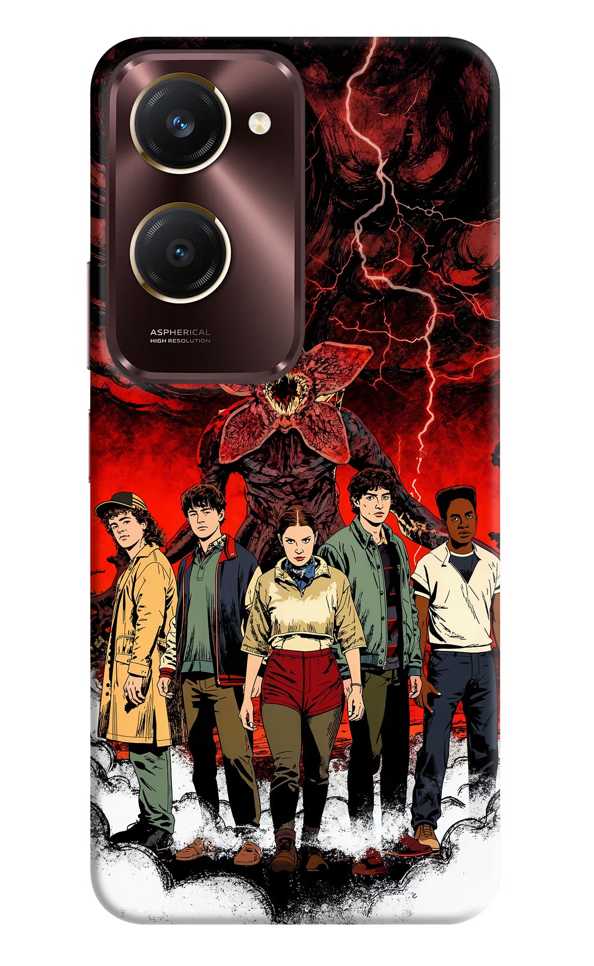 Ordinary Things Characters Vivo Y28s 5G Hard Case Back Cover by Casekaro