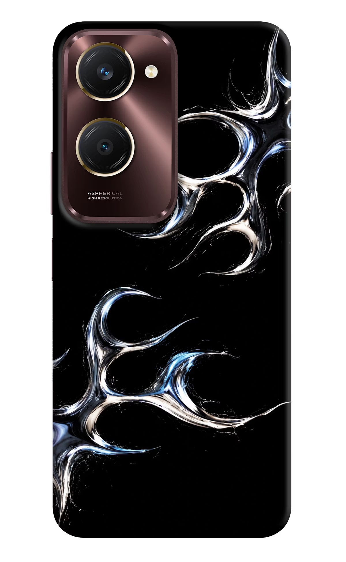 Chrome Tribal Vivo Y28s 5G Hard Case Back Cover by Casekaro