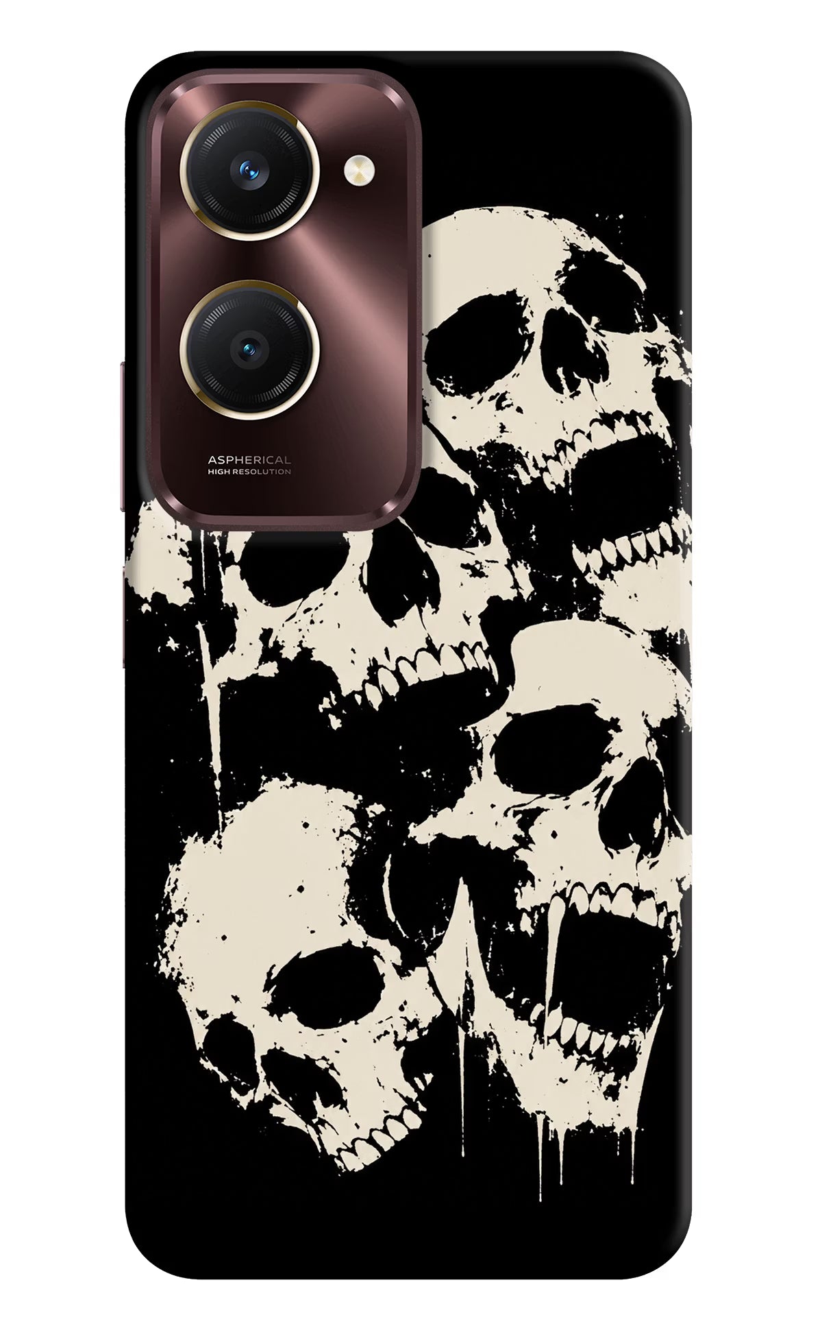 Dead Stack Vivo Y28s 5G Hard Case Back Cover by Casekaro