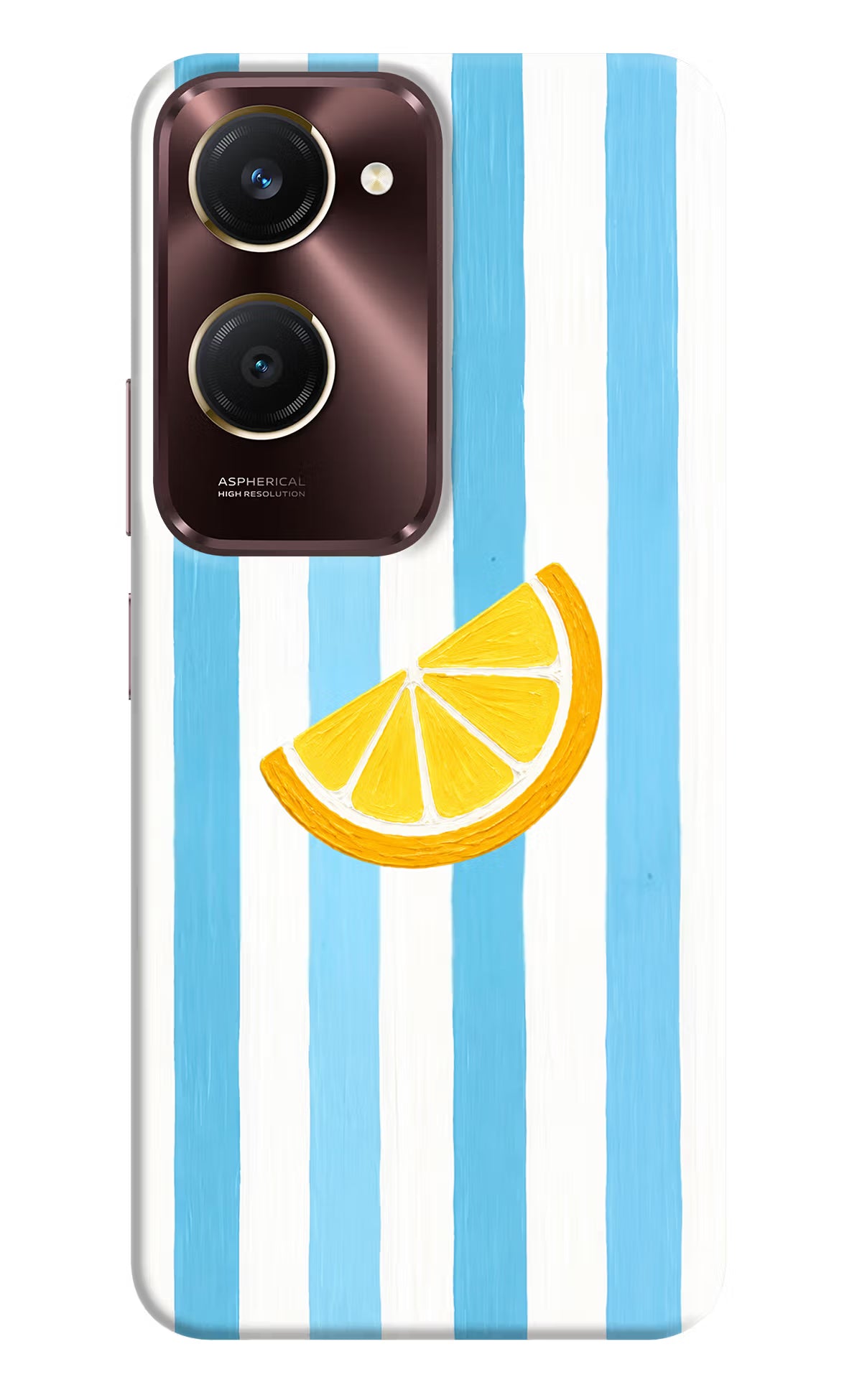 Summer Lemon Vivo Y28s 5G Hard Case Back Cover by Casekaro