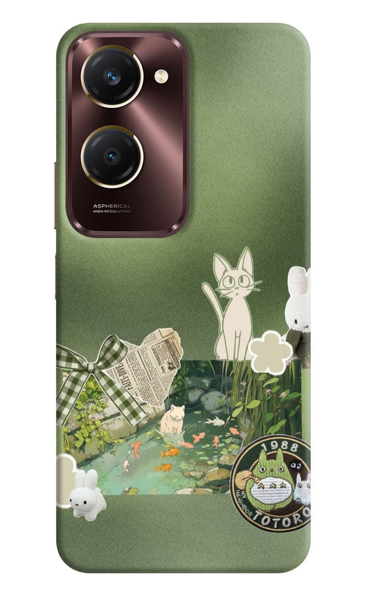 Aesthetic anime Vivo Y28s 5G Hard Case Back Cover by Casekaro