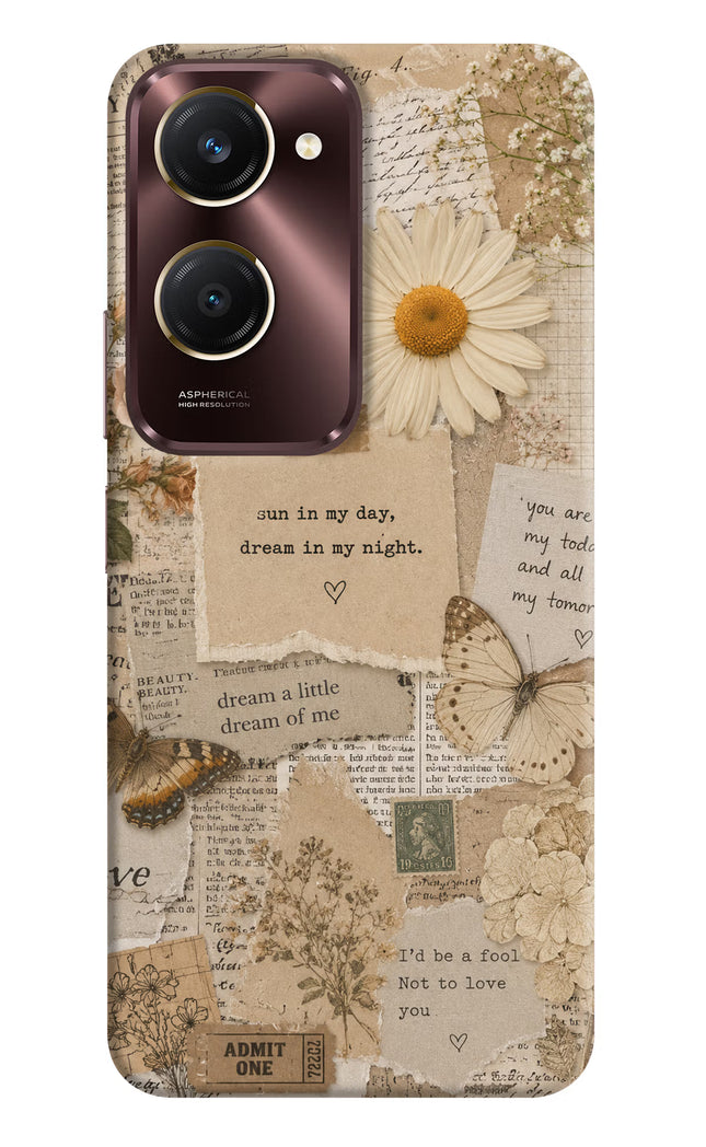 Vintage case Vivo Y28s 5G Hard Case Back Cover by Casekaro