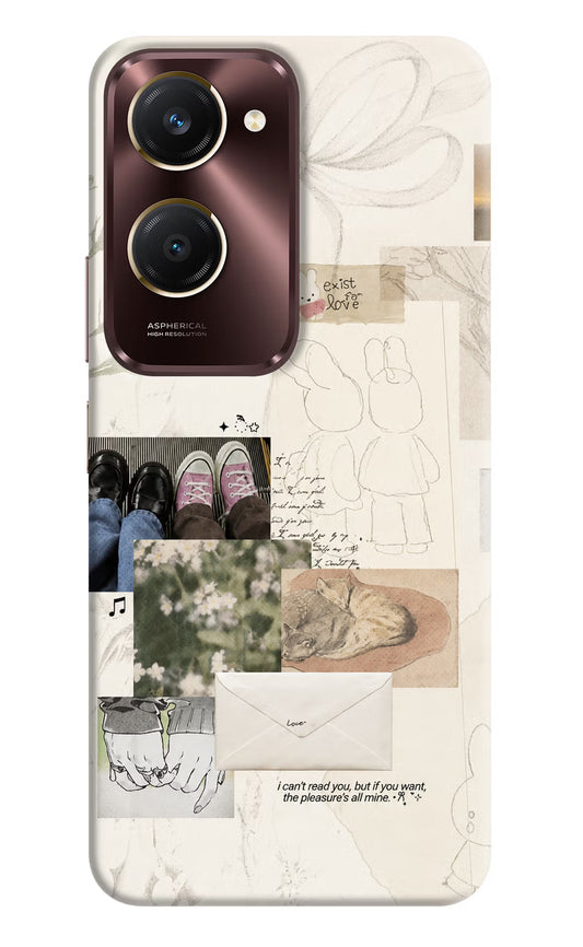 Soft Aesthetic Vivo Y28s 5G Hard Case Back Cover by Casekaro