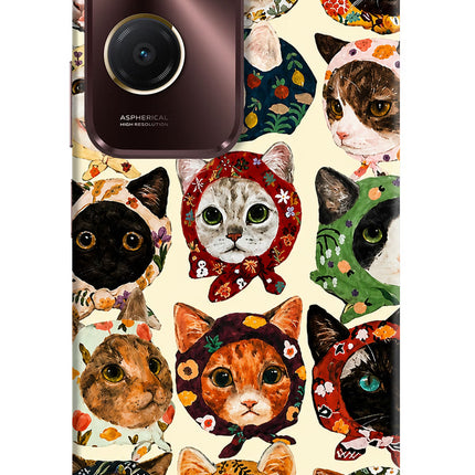Cool Cat Vivo Y28s 5G Hard Case Back Cover by Casekaro