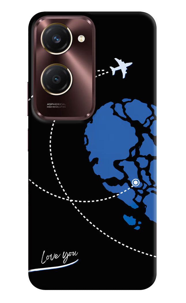 Love Orbit Vivo Y28s 5G Hard Case Back Cover by Casekaro