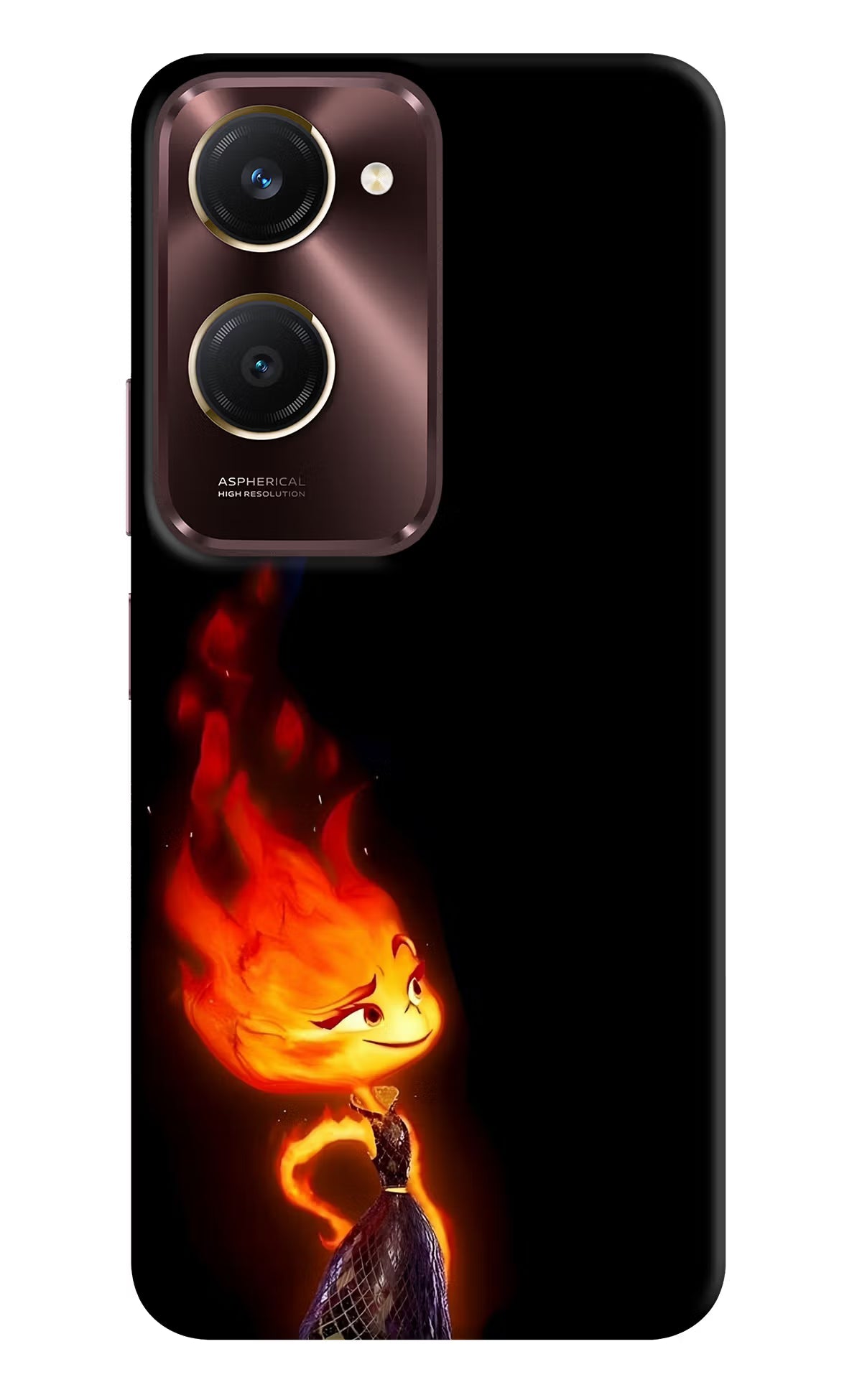 Ember Flame Vivo Y28s 5G Back Cover