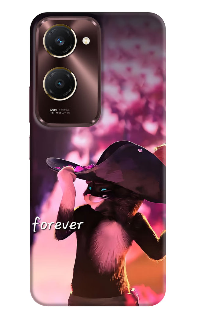 Forever Cat Vivo Y28s 5G Hard Case Back Cover by Casekaro