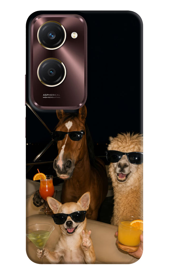 Party Squad Vivo Y28s 5G Hard Case Back Cover by Casekaro
