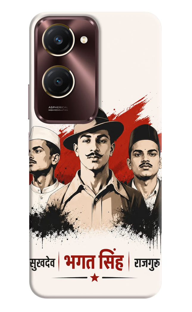 Bhagat Singh Trio Vivo Y28s 5G Hard Case Back Cover by Casekaro