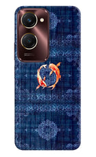 Koi Blue Vivo Y28s 5G Hard Case Back Cover by Casekaro