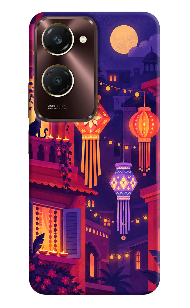 Lantern Lane Vivo Y28s 5G Hard Case Back Cover by Casekaro