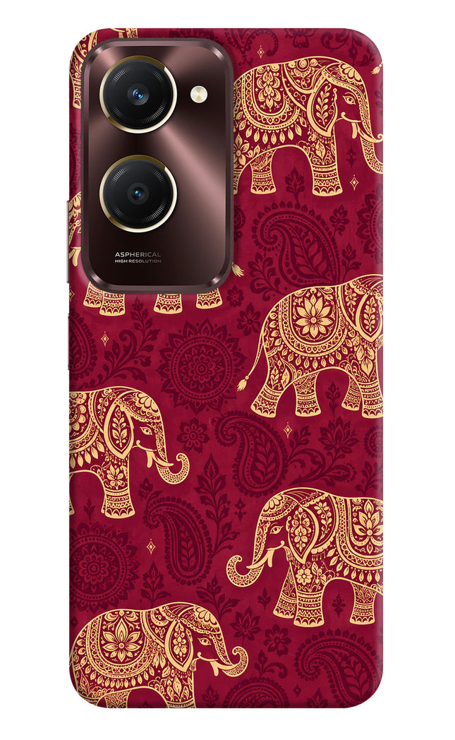 Maroon Elephant Vivo Y28s 5G Hard Case Back Cover by Casekaro