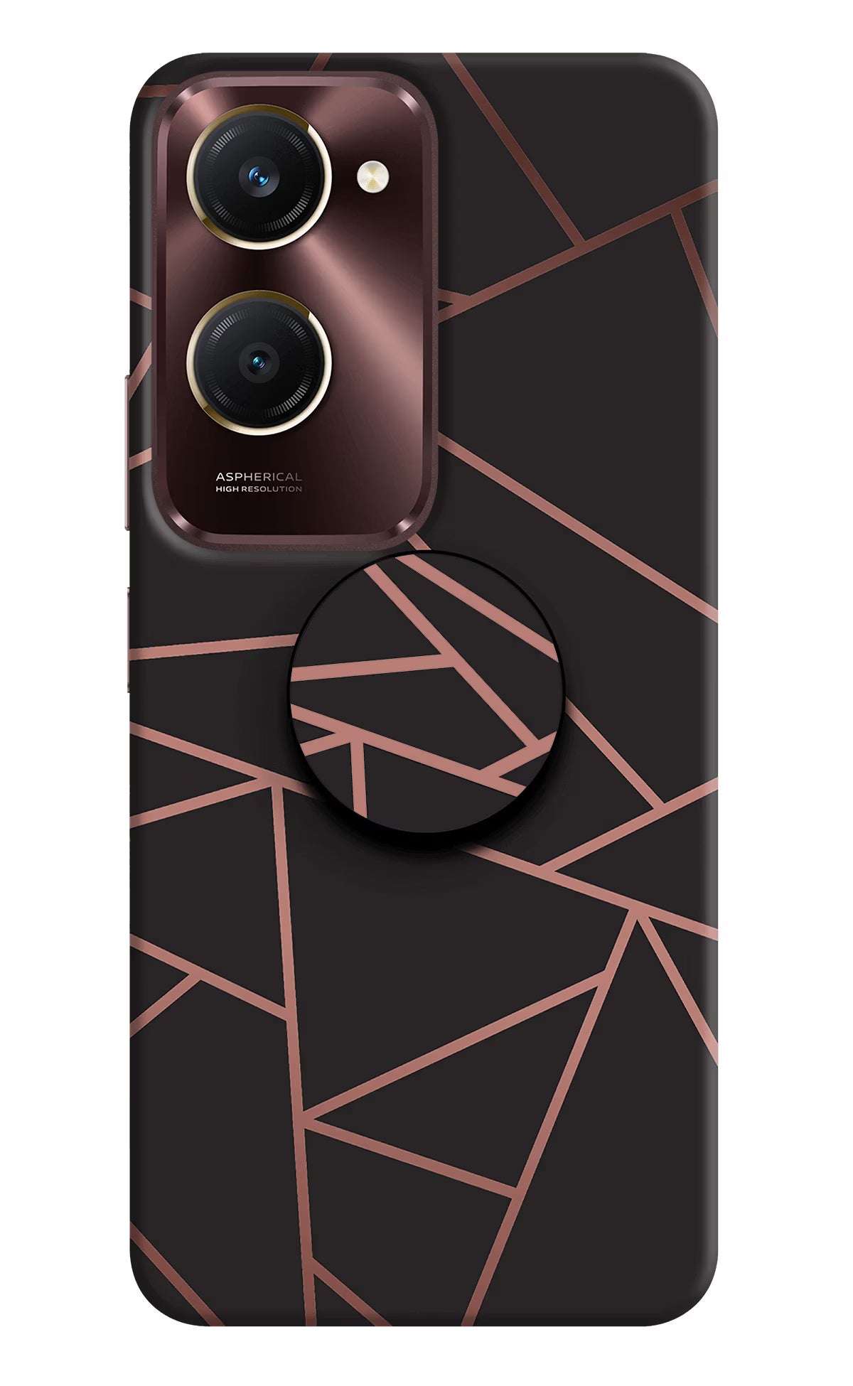 Geometric Pattern Vivo Y28s 5G Pop Case by Casekaro
