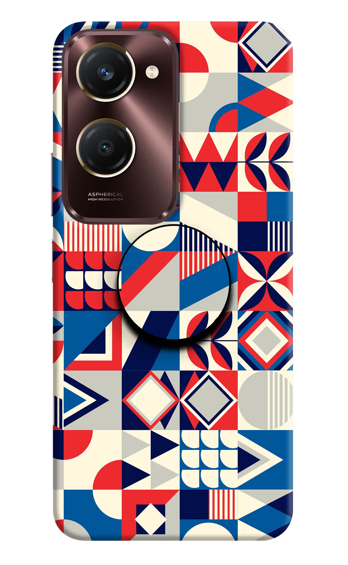 Colorful Pattern Vivo Y28s 5G Pop Case by Casekaro
