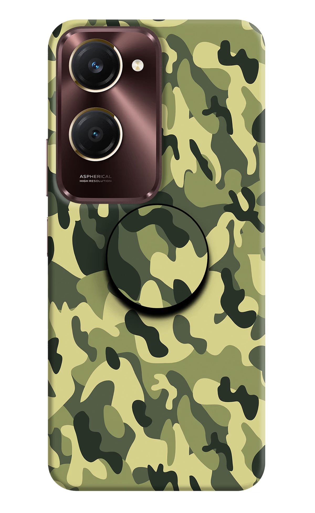 Camouflage Vivo Y28s 5G Pop Case by Casekaro