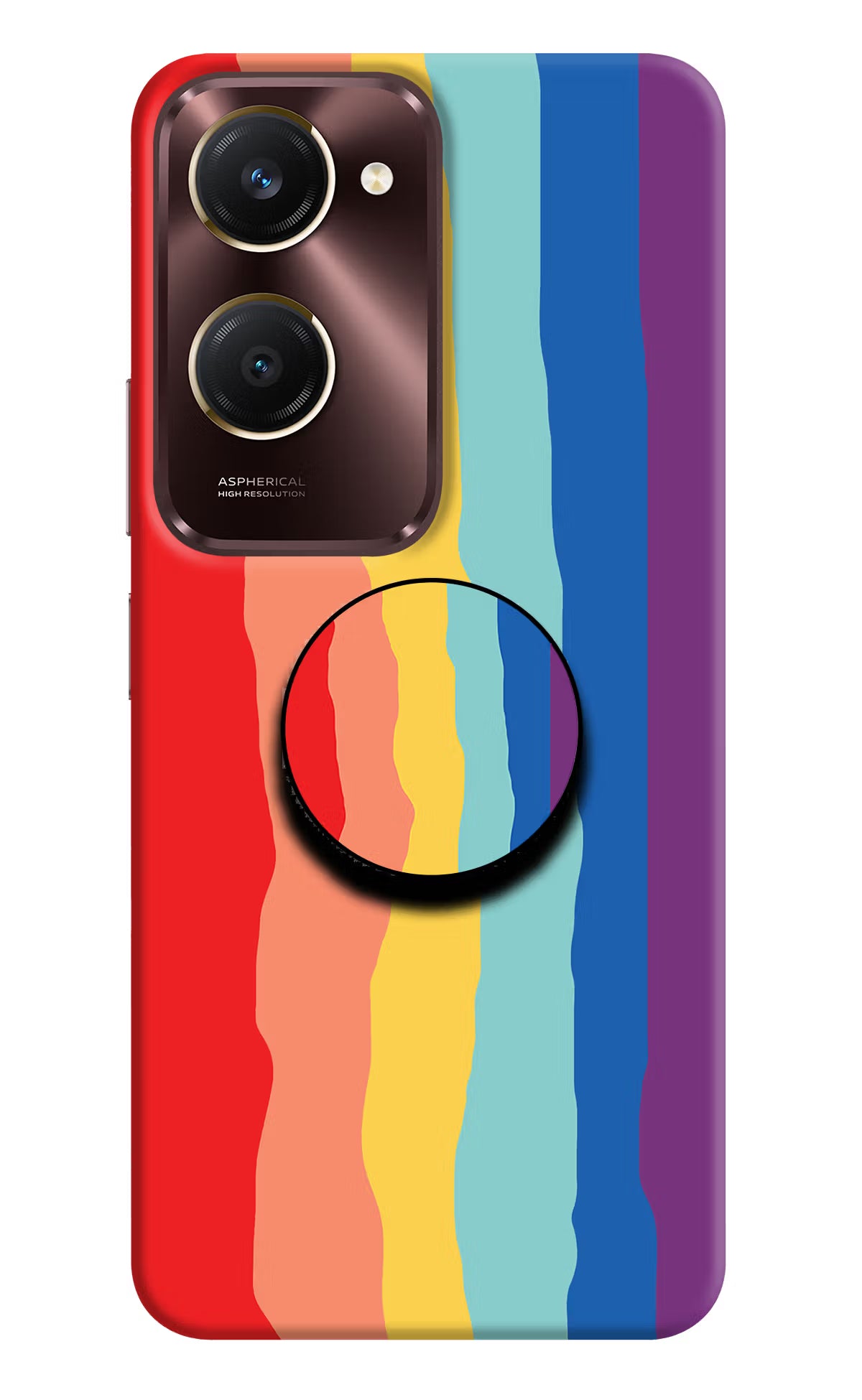 Rainbow Vivo Y28s 5G Pop Case by Casekaro