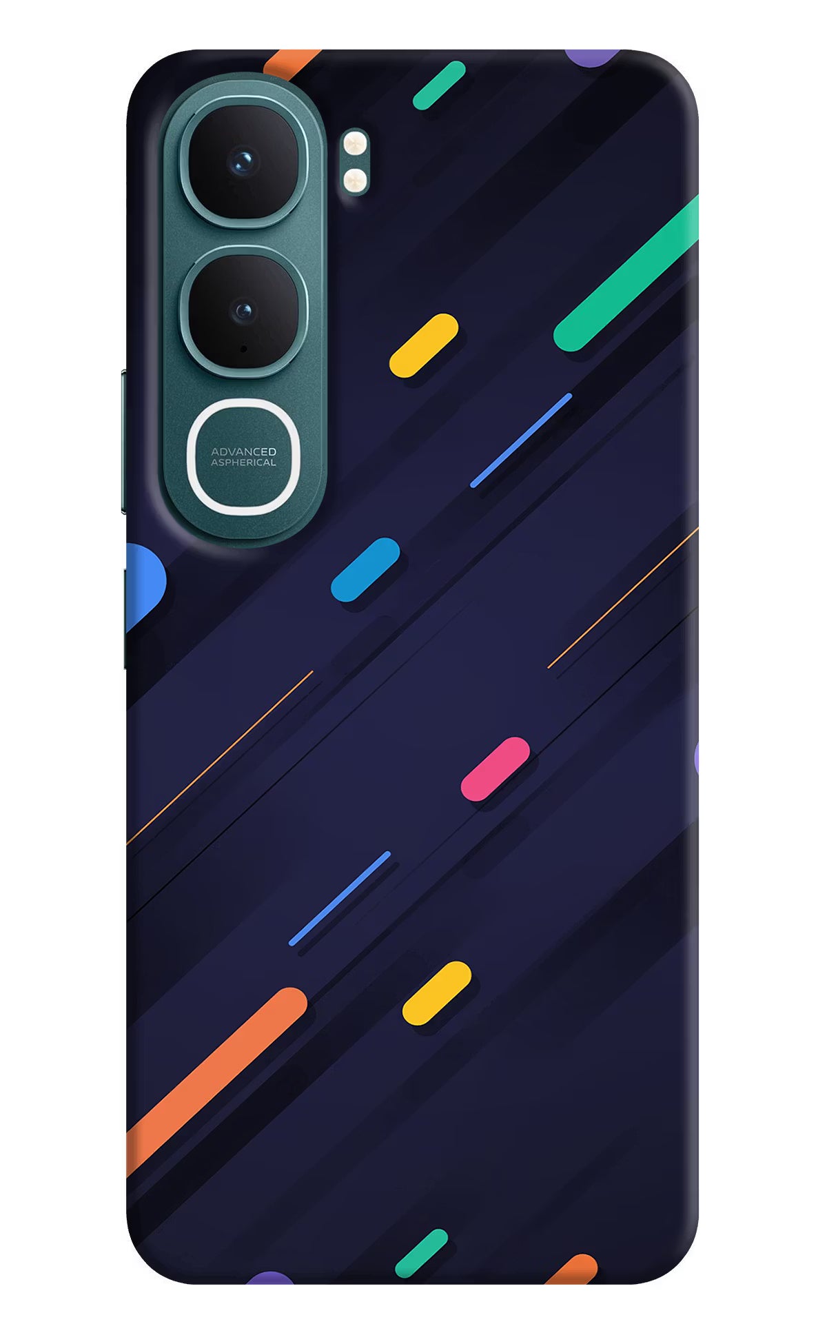 Abstract Design Vivo Y31 5G Hard Case Back Cover by Casekaro