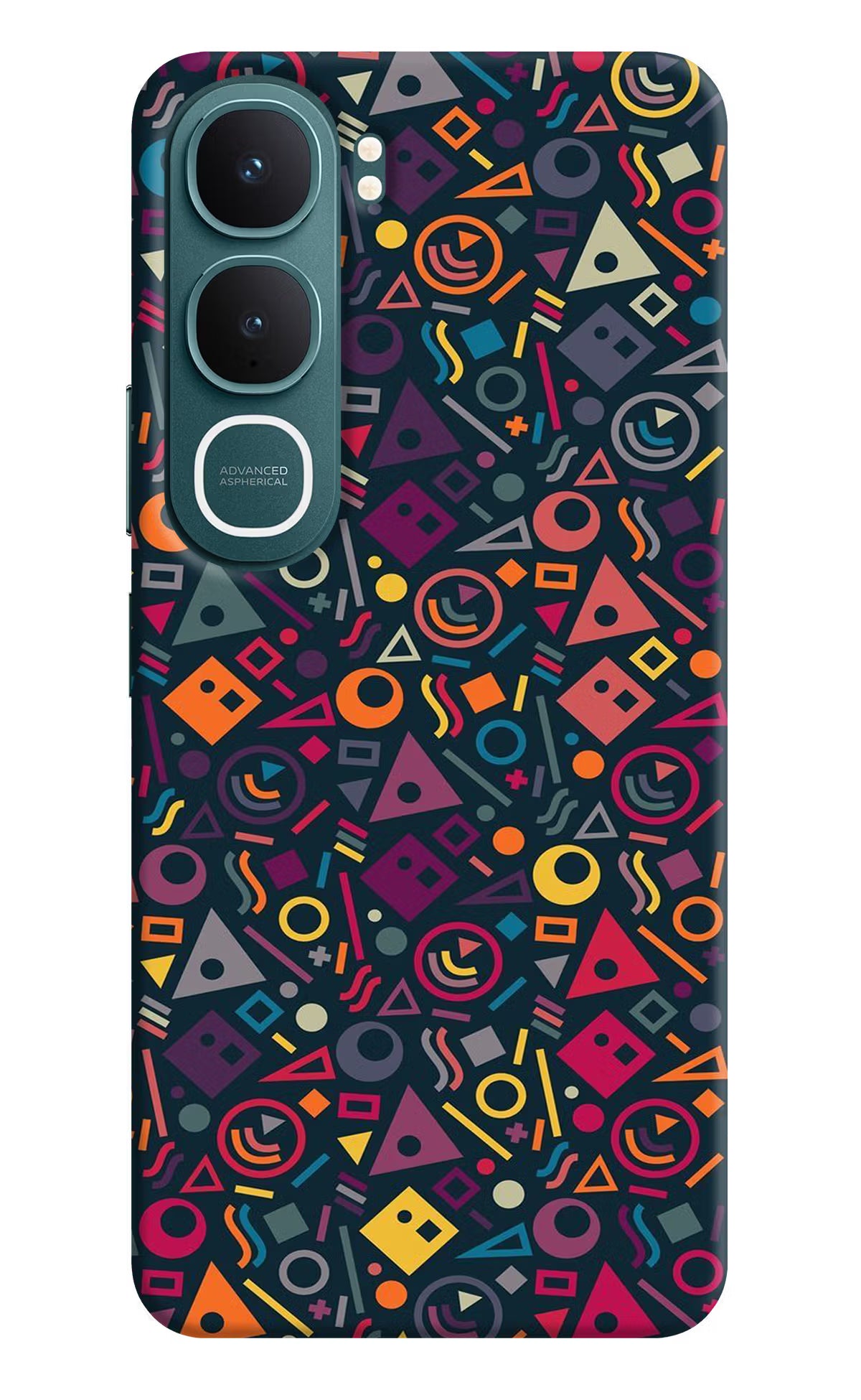Geometric Abstract Vivo Y31 5G Hard Case Back Cover by Casekaro