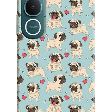 Pug Dog Vivo Y31 5G Hard Case Back Cover by Casekaro